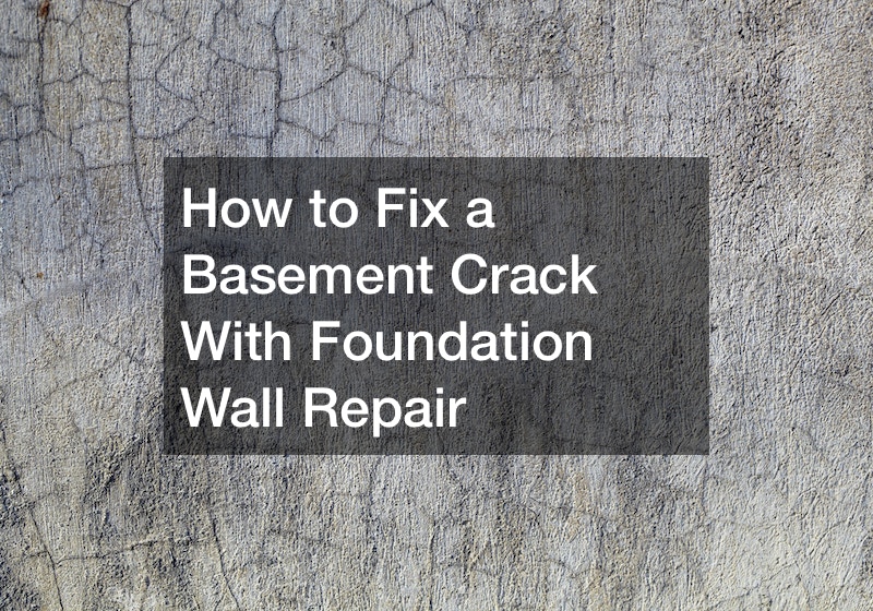 How to Fix a Basement Crack With Foundation Wall Repair