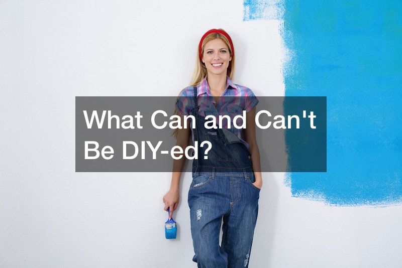 What Can and Cant Be DIY-ed?