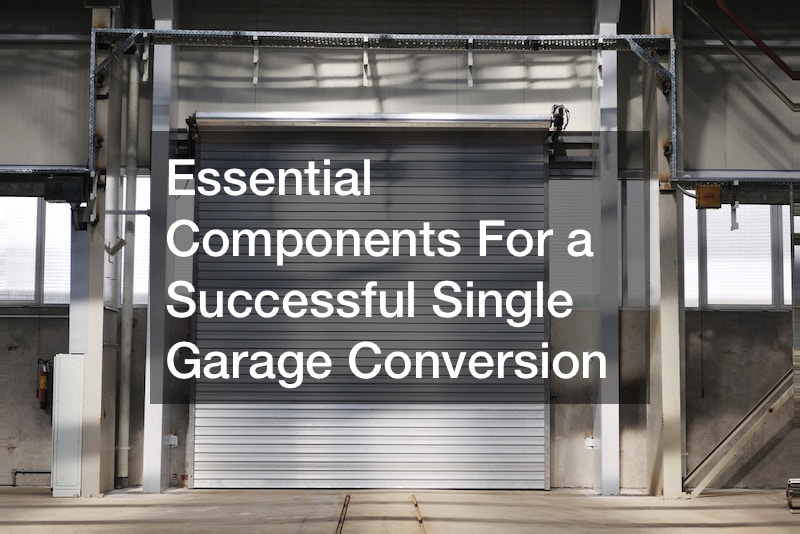 single garage conversion