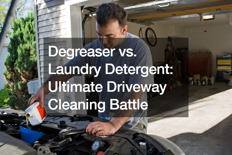 Degreaser vs. Laundry Detergent  Ultimate Driveway Cleaning Battle