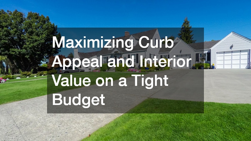 Maximizing Curb Appeal and Interior Value on a Tight Budget