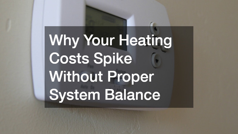 Why Your Heating Costs Spike Without Proper System Balance