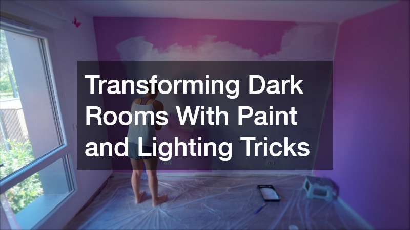 Transforming Dark Rooms With Paint and Lighting Tricks